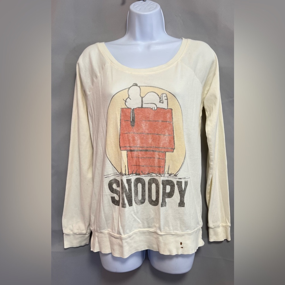 Snoopy Graphic Sweatshirt VintageJunk Food Man’s Tee Made‎ In U.S.A. Sz Small